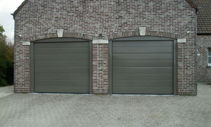 Hörmann sectionaalpoort LPU40 - M profilering silkgrain Hörmann sectionaalpoort LPU40 - M profilering silkgrain